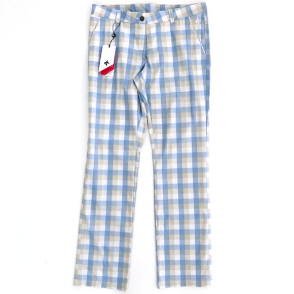 plaid golf pants cheap